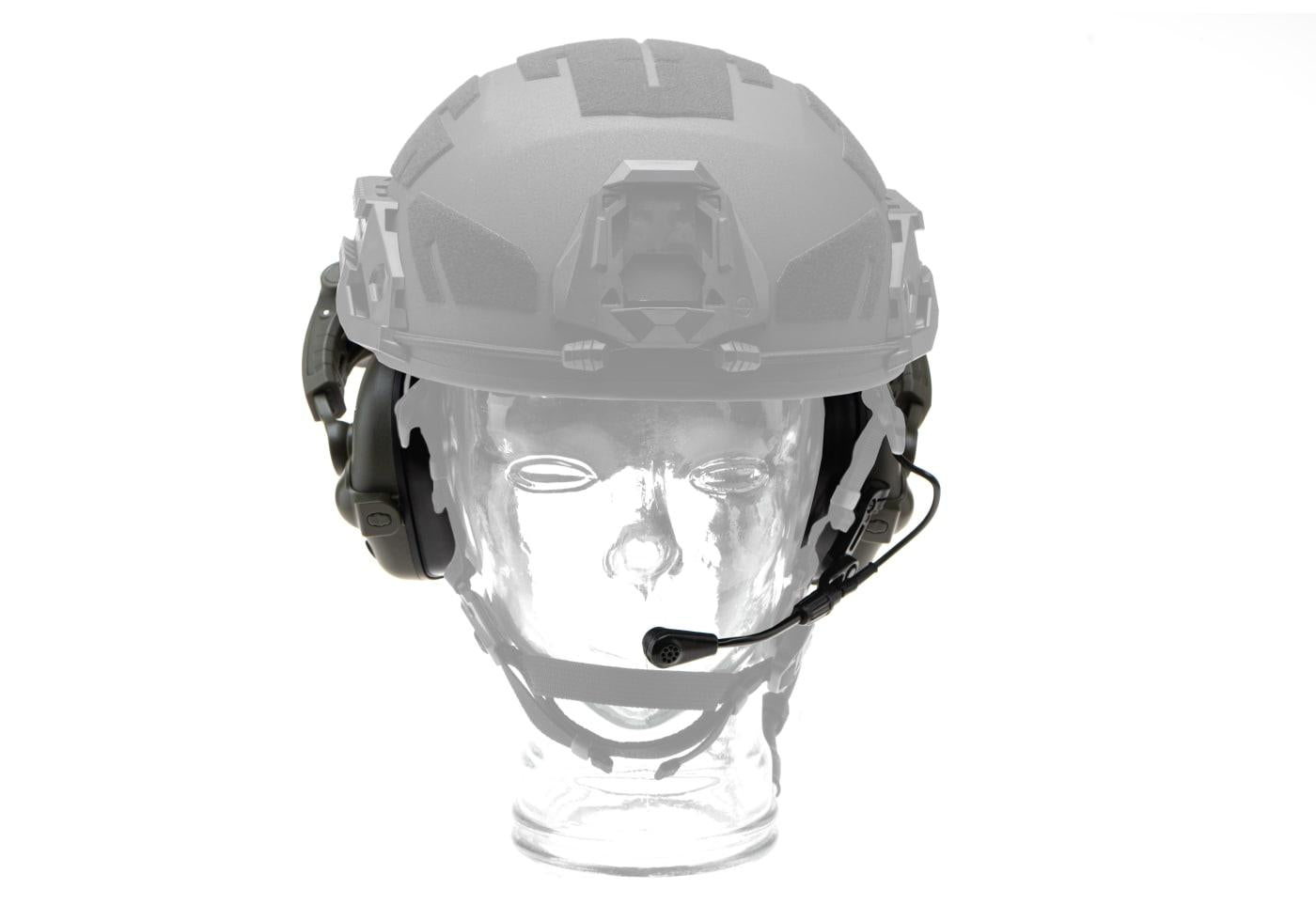 EARMOR - M32X Plus høreværnsæt til ARC hjelmskinner, Grøn