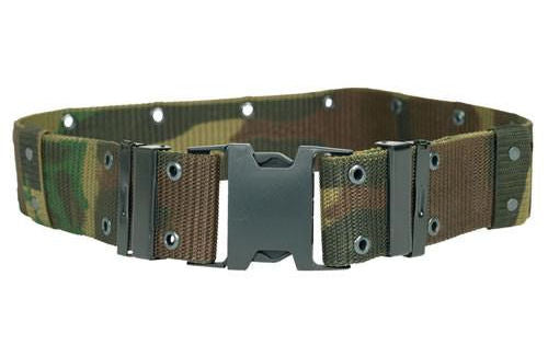 Miltec - Bælte, US, bred, woodland, str. M - L