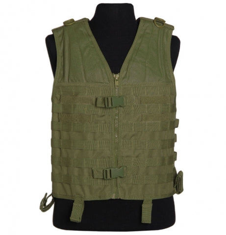 Molle Carrier vest, Oliven grøn, str. one size  1