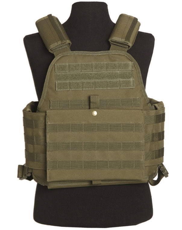 Plate Carrier Vest, Oliven grøn, str. one size  1