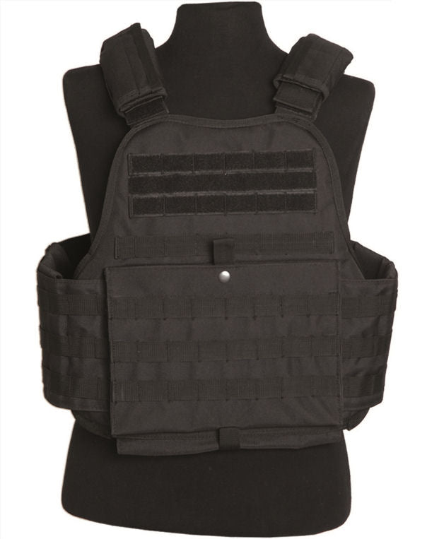 Plate Carrier Vest, Sort, str. one size  1