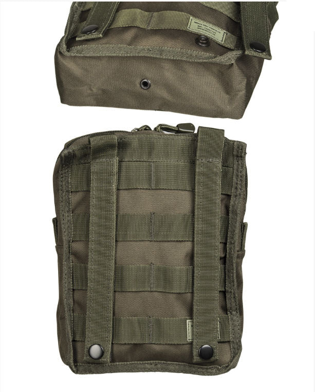 Molle Pouch, Stor Taske, Oliven grøn. 2