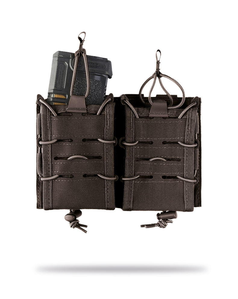 Molle, Pouch, Mag. Bag Open Top Flex Double, Sort 1