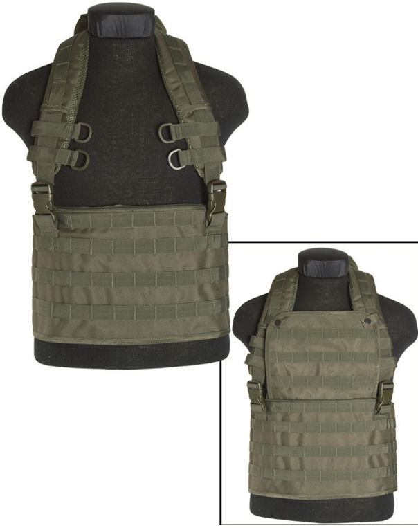 Chest Rigg Molle Expandable Vest, Oliven grøn, str. one size  1