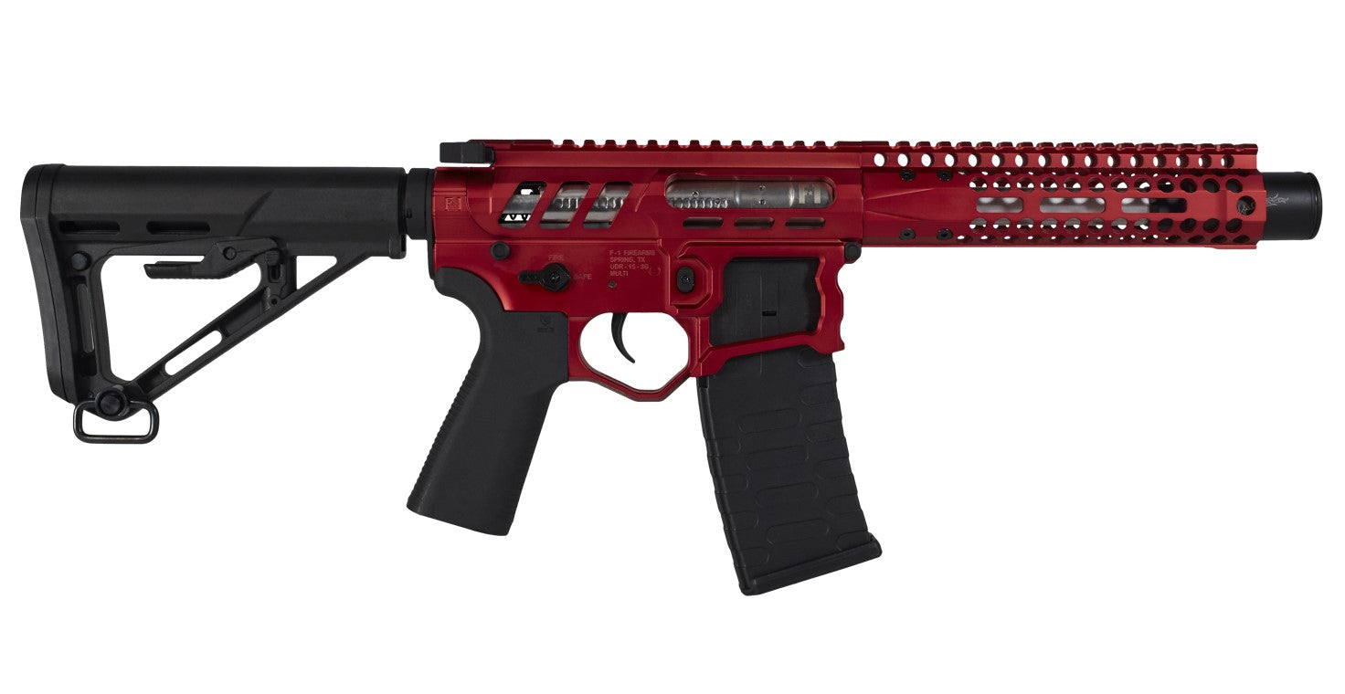 EMG F-1 Firearms PDW AEG w/ eSE Electronic, Red/Black RS-3 2