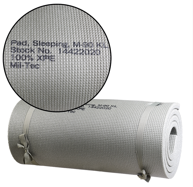 Sovemåtte/Liggeunderlag. 2 lags. 180x50x1,8 cm. Oliven 1