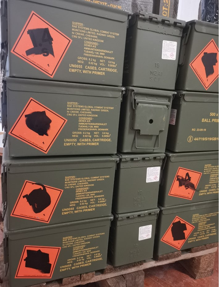 Ammu metal Box Cal.7,62 (Brugt) 1