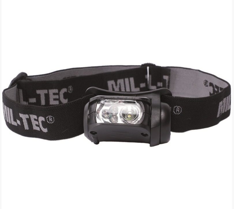 Mil-Tec - LED Pandelygte 4 FARVER, Sort 1