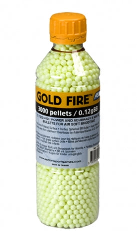 Gold Fire - 0,12 gram 3000 stk i flaske.  1