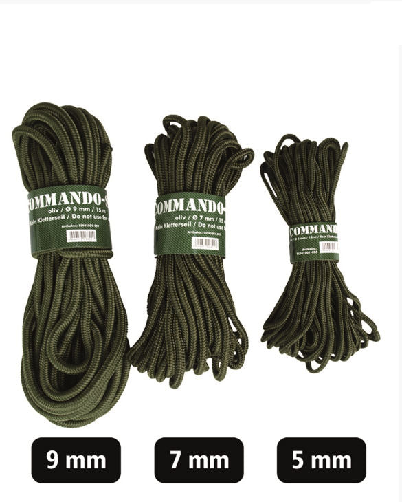 Reb, Oliv Grøn, 9mm (15M)  1