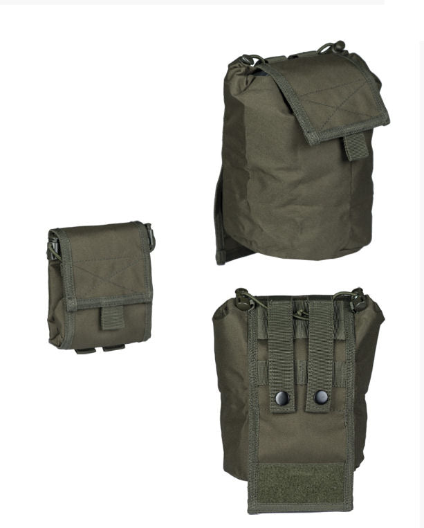 Molle, Pouch, EMPTY SHELL POUCH COLLAPS, Oliven grøn. 2