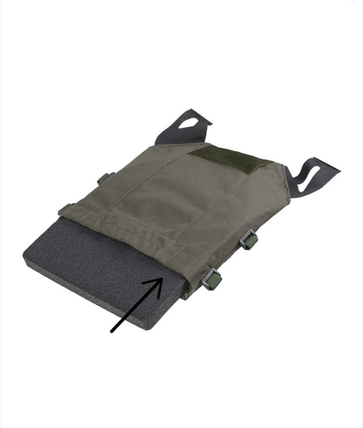 SAPI Dummy ballistisk plade Sort 2