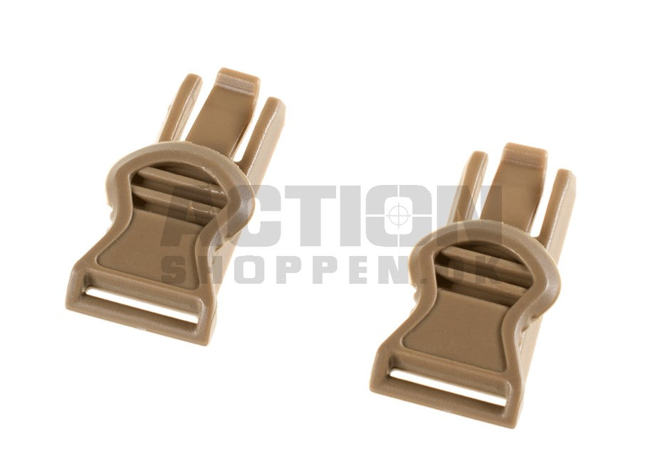 Goggle Swivel Clips 19mm til hjelm, Dark Earth 1