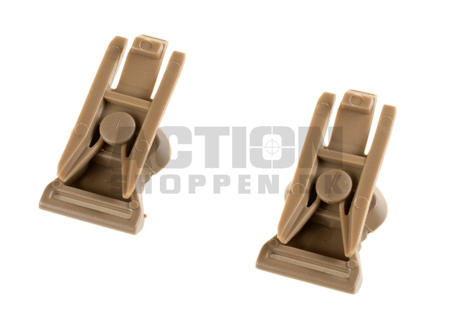 Goggle Swivel Clips 19mm til hjelm, Dark Earth 2