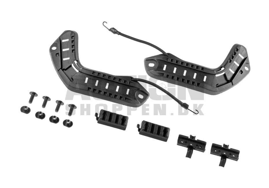 FAST Rail Set til hjelm, Sort 1