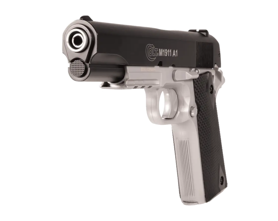 Cybergun - Colt 1911 Dual Tone Black Silver, Metalslæde 3