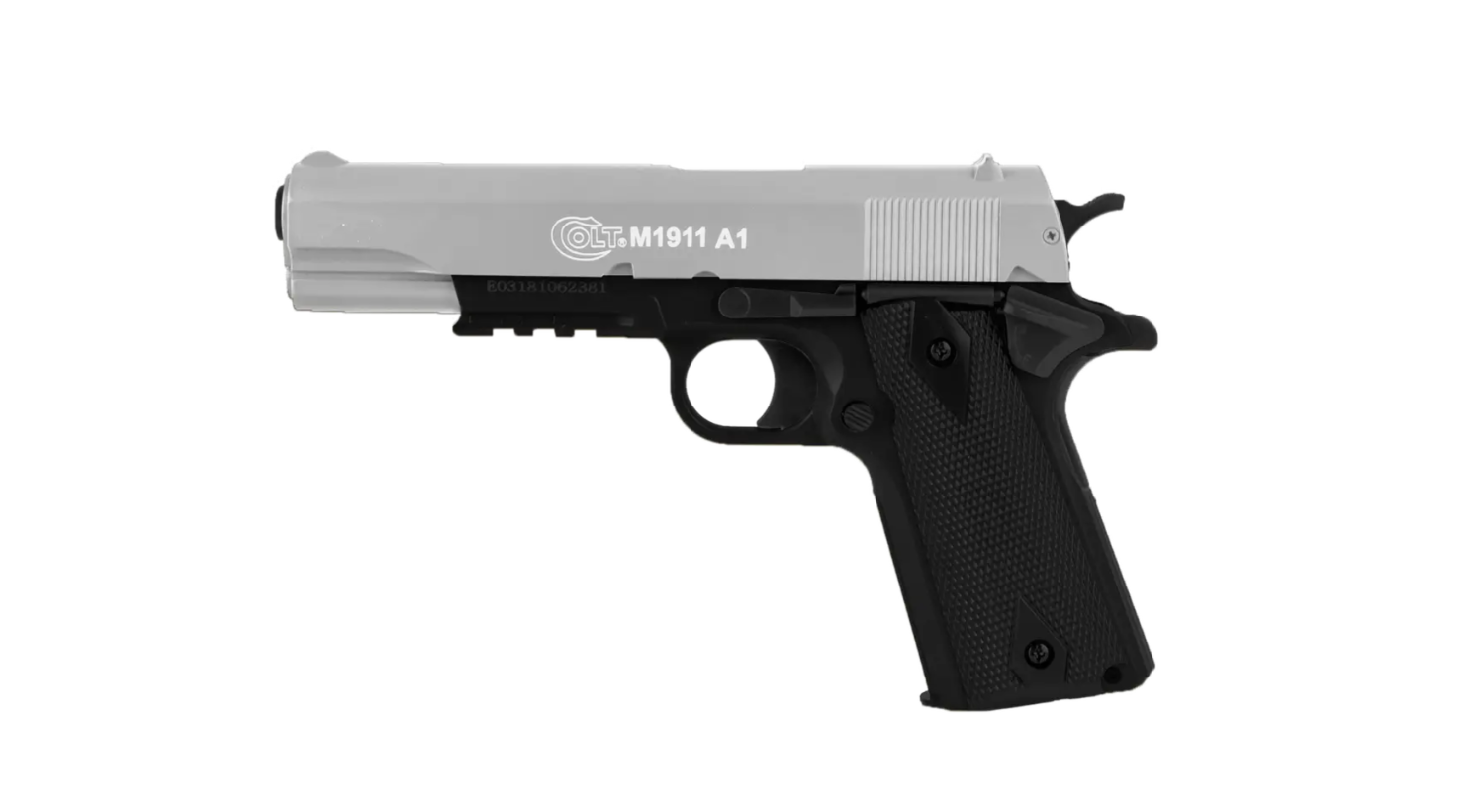 Cybergun - Colt 1911 Dual Tone Silver Black, Metal Slide 1
