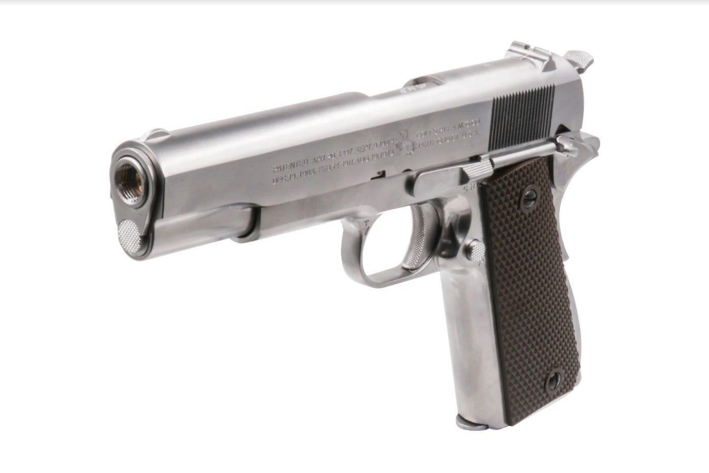 Cybergun - Colt 1911 silver, Full Metal, GBB - Co2 2