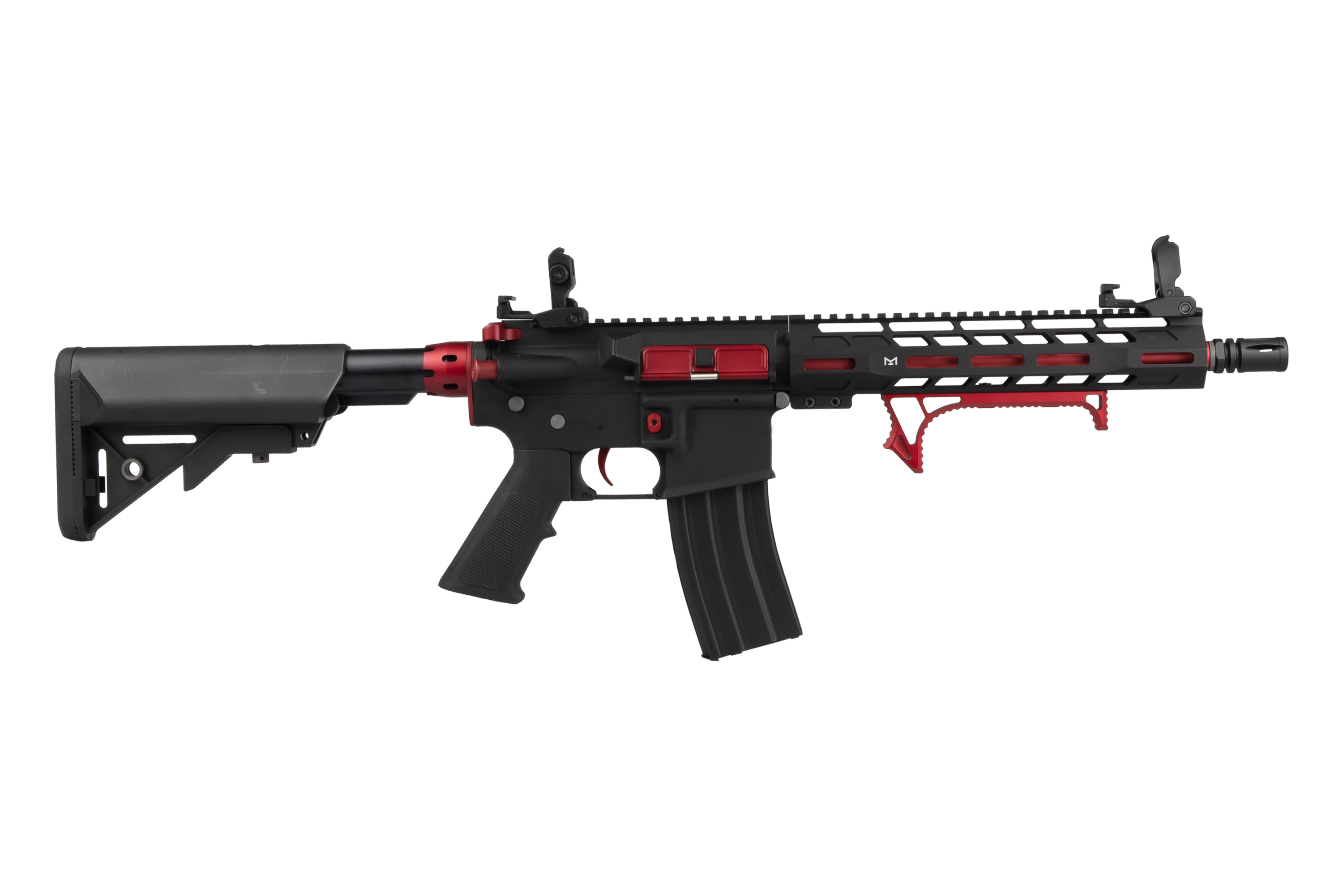 Cybergun - Colt M4 Hornet Red Fox Ed, Full metal, Rød/Sort 2