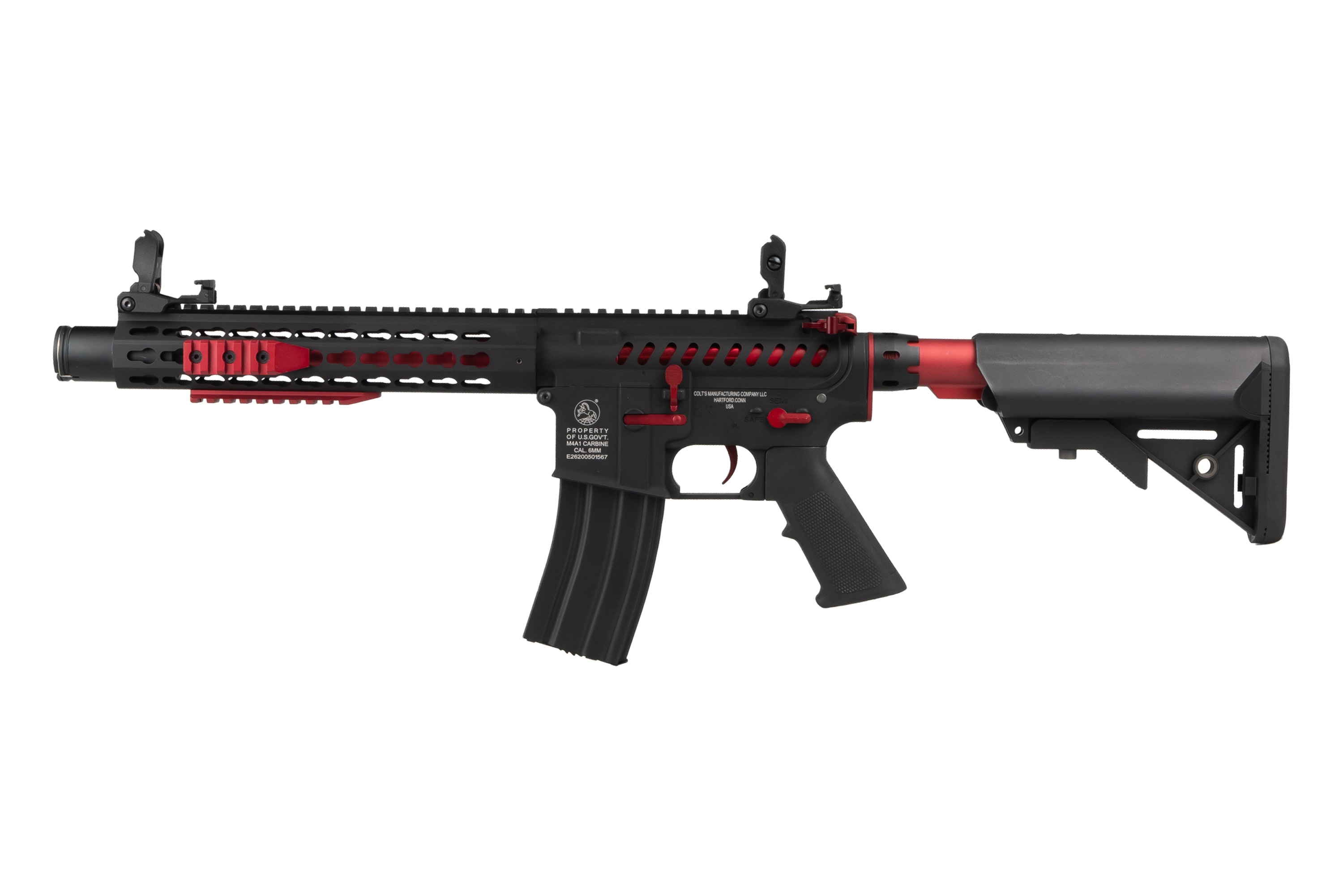 Cybergun - Blast Red Fox Ed, Full metal, Rød/Sort 1