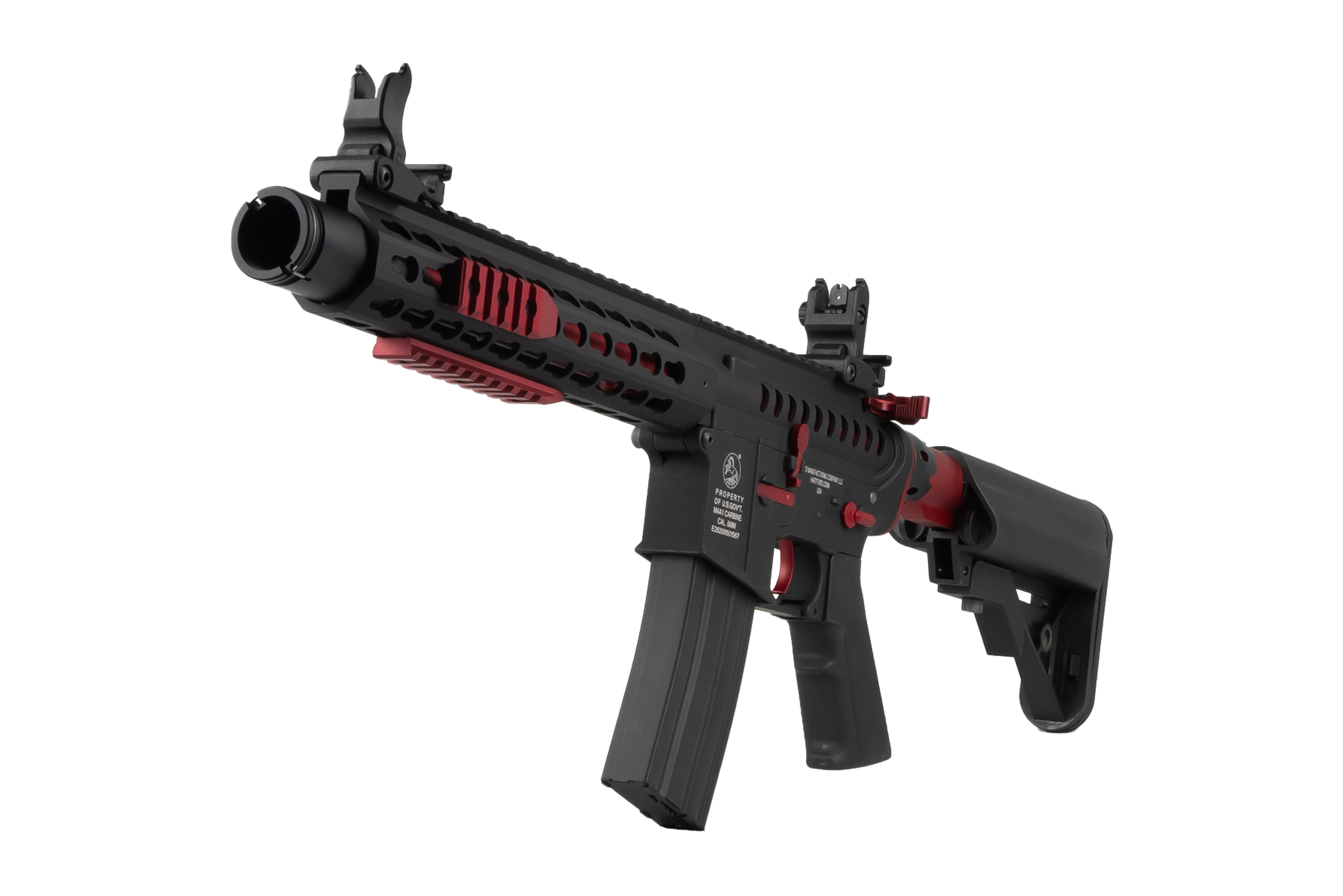 Cybergun - Blast Red Fox Ed, Full metal, Rød/Sort 3