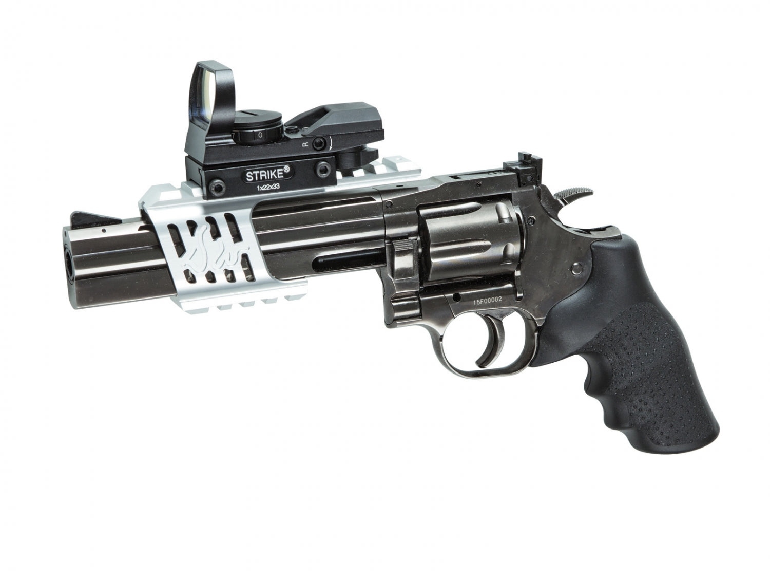 ASG - Dan Wesson 715 Revolver, Steel Grey, GNB - Co2 4