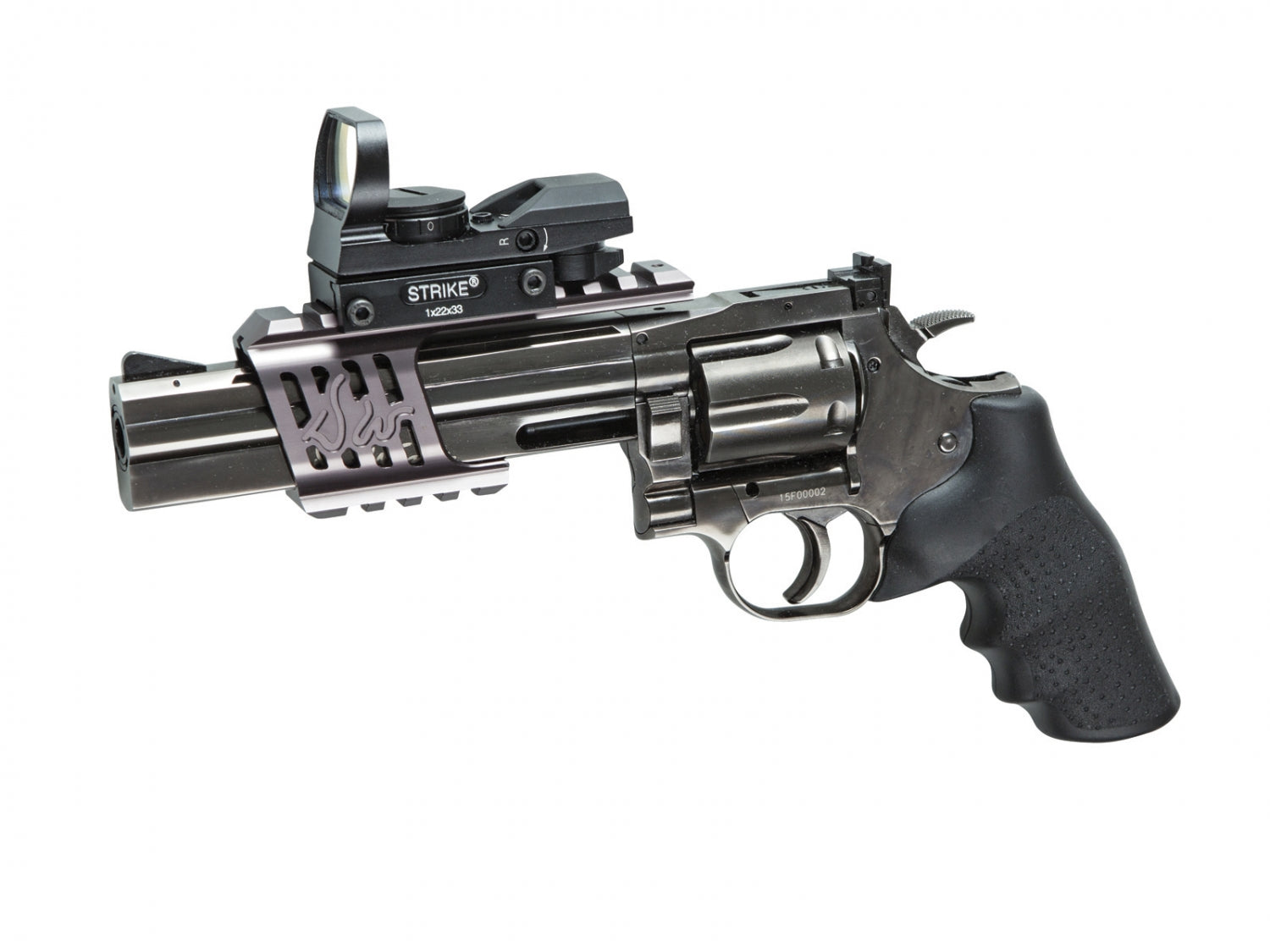 ASG - Dan Wesson 715 Revolver, Steel Grey, GNB - Co2 5
