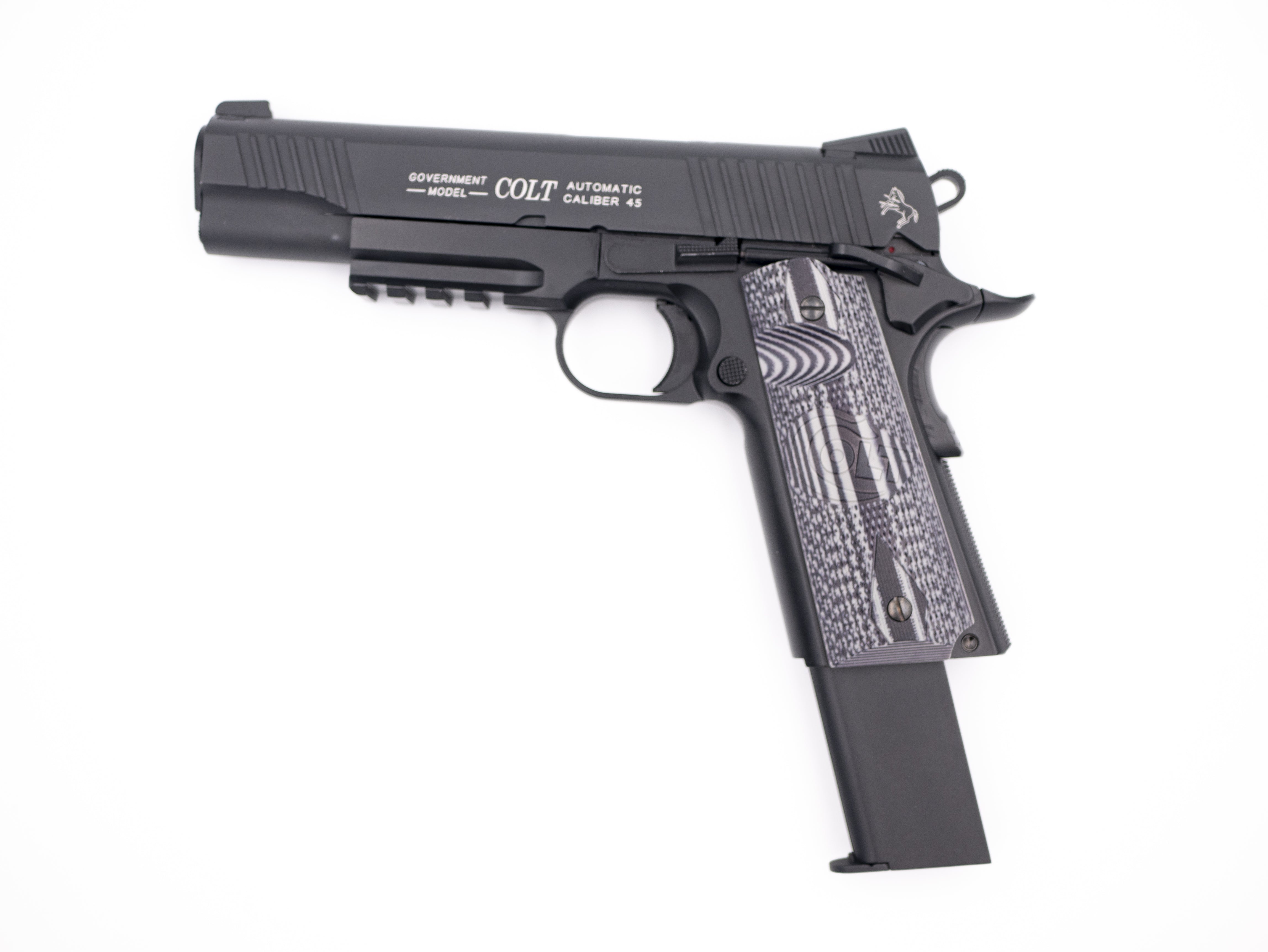 M1911 Rail/Anniversary, GBB, Co2, Langt Magasin. 2
