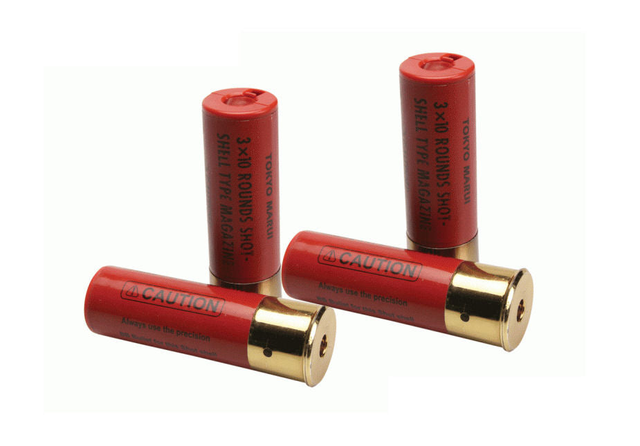 4 stk. Patroner, manuel, Magasin. 1