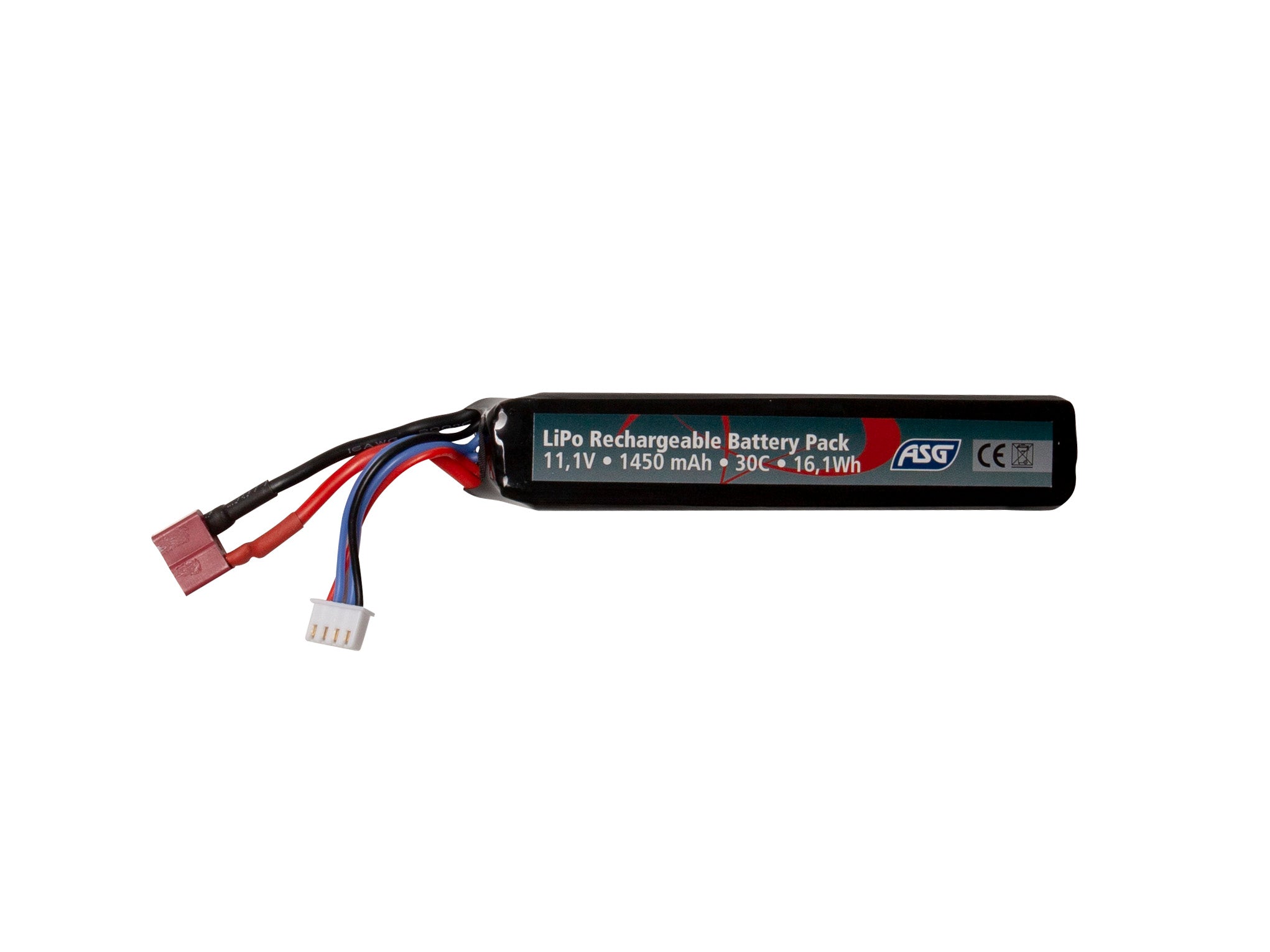 Li-Po 11,1V 1450mAh, 30C, DEAN, Batteri 1