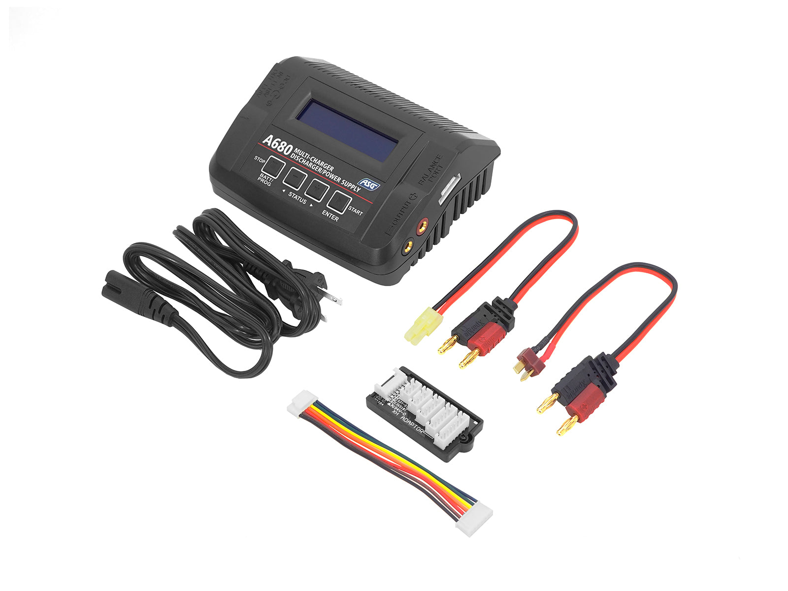 ASG - A680 Lader, LiPo, NiMH, NiCd, LiFe, LiHV Pb, EU-version  2