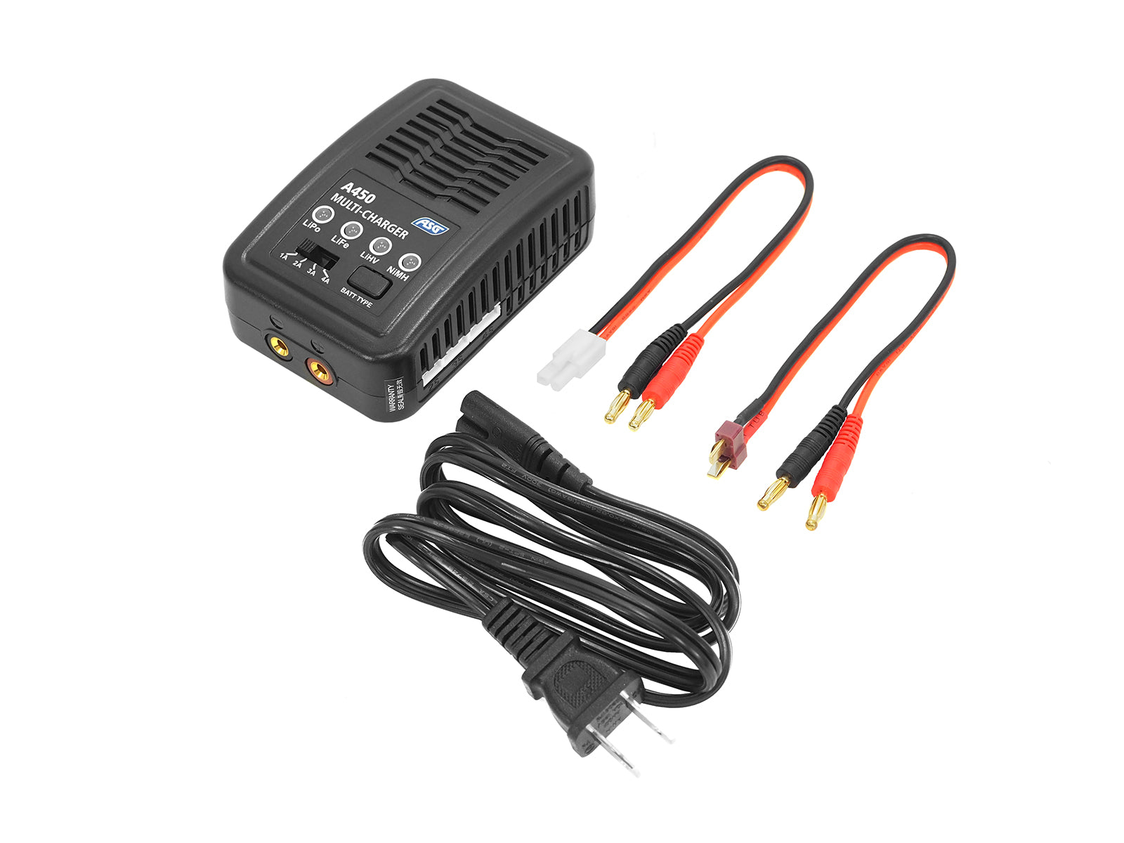 ASG - A450 balance Oplader LiPo, NiMH, LiFe, LiHV 2