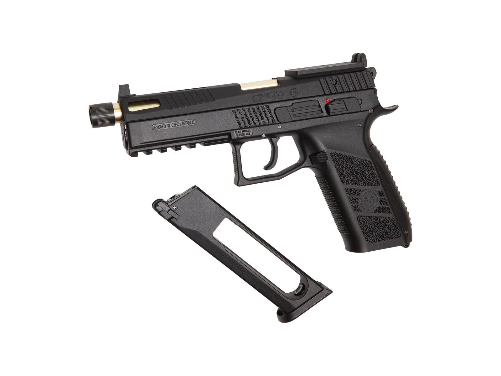 ASG - CZ P-09 Optisk Klar, GBB - Co2 2