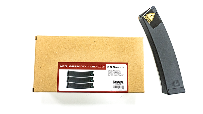 KWA QRF MOD.1  80 skuds magasin (3 stk) Sort 1