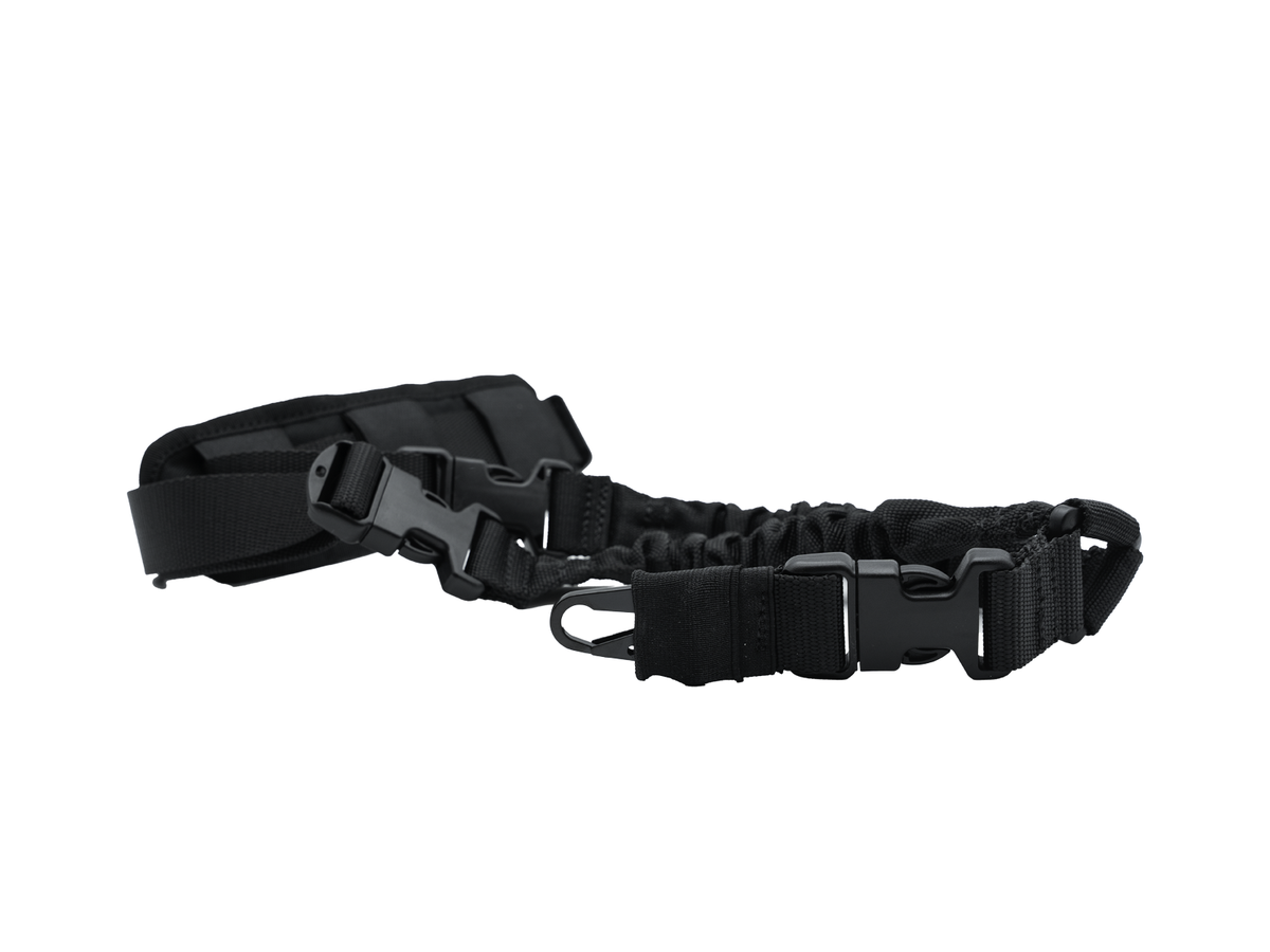 Strike Systems - Bærerem, Tactical Single-point Sling, hook, Sort