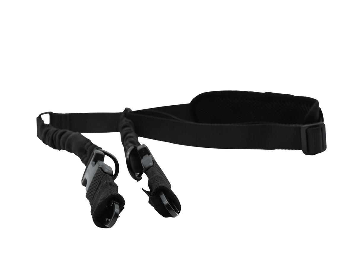 Strike Systems - Bærerem, Two-point Sling, hook - Sort