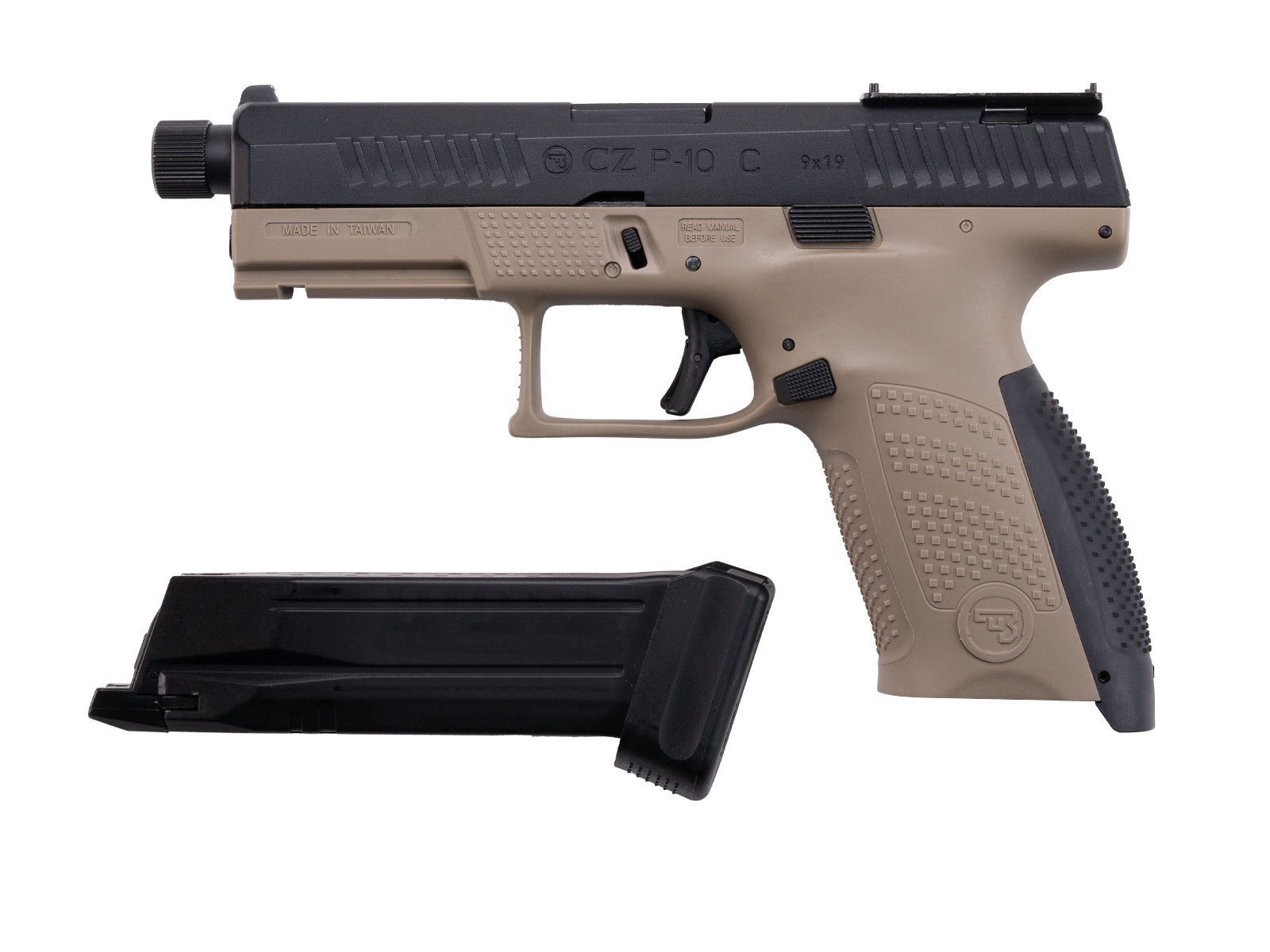 ASG - CZ P-10 C OR-OT, Dual-Tone Sort/FDE, GBB - Co2 3