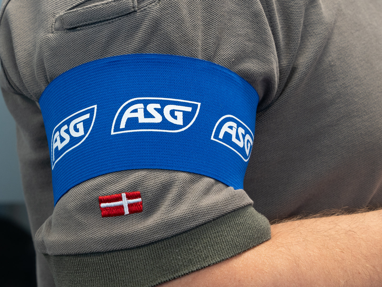ASG Hold makeringsbånd med Elastisk & velcro, Blå 2