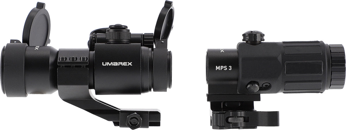Umarex MPS 3 Dot sight & 3x magnifier, 20 mm montagefod