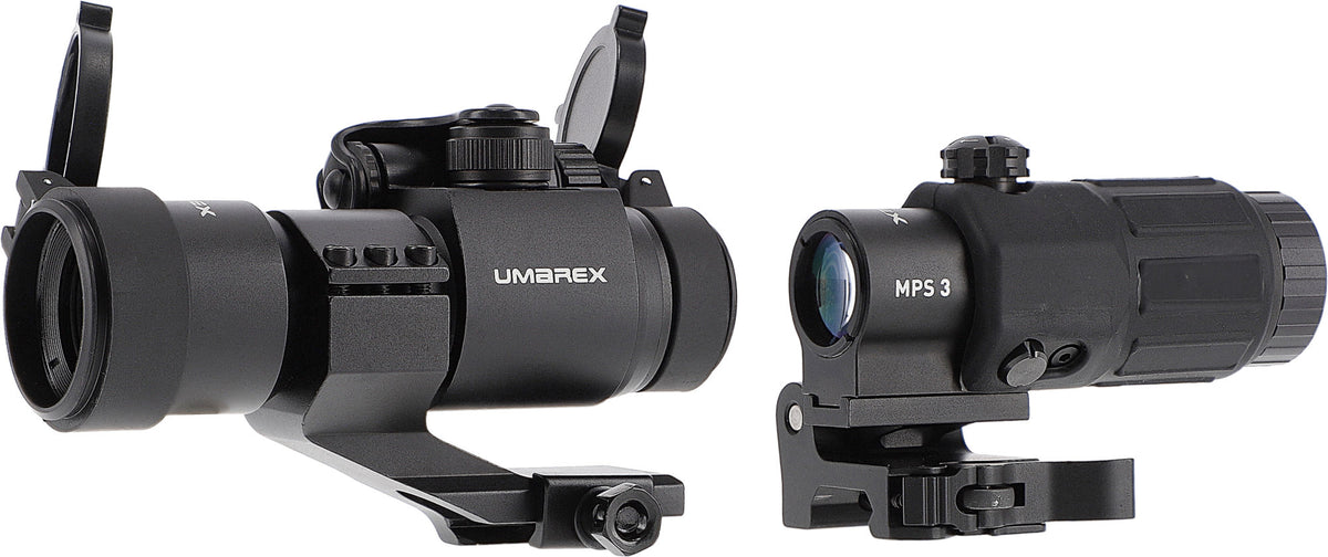 Umarex MPS 3 Dot sight & 3x magnifier, 20 mm montagefod