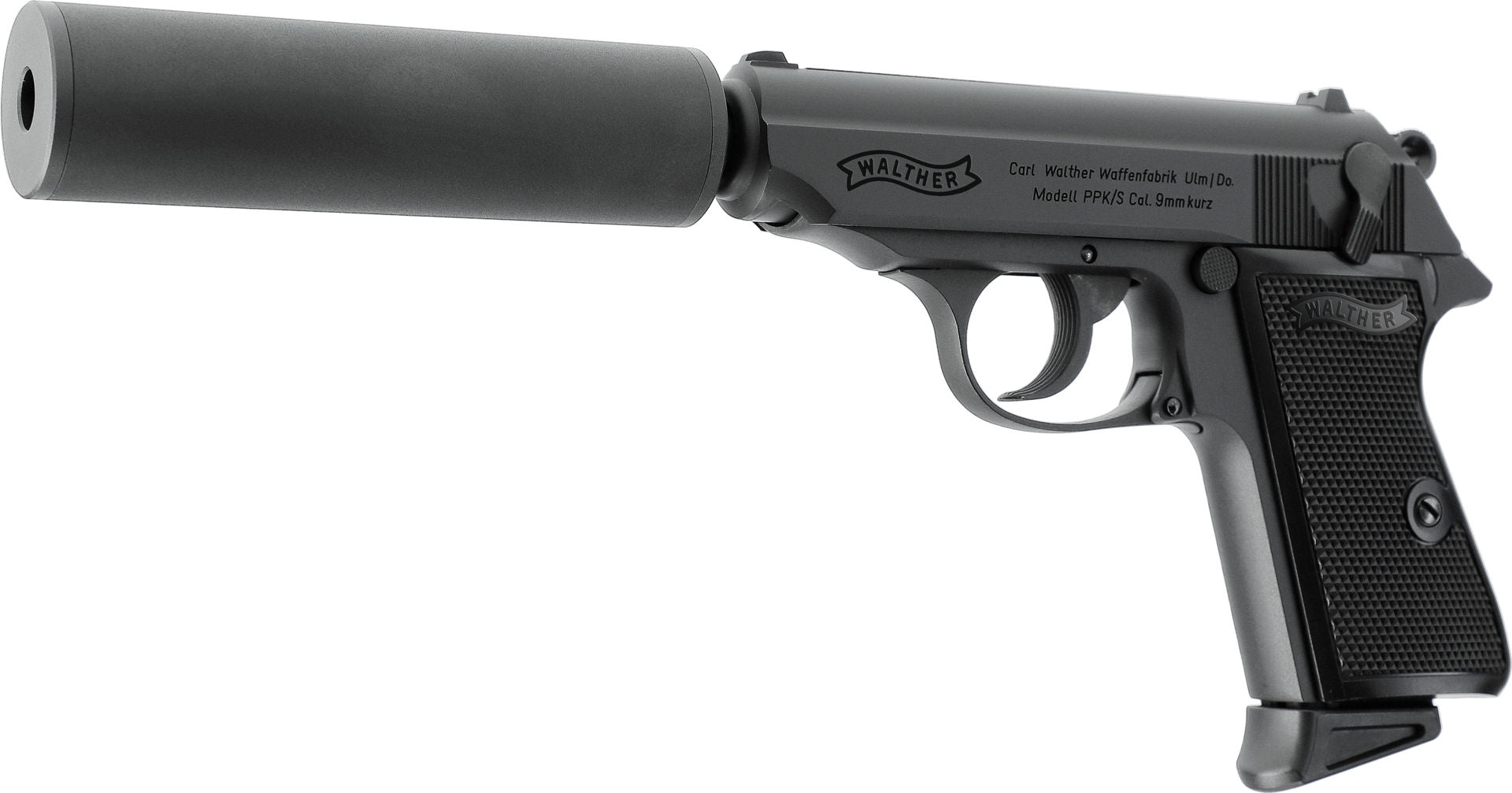 Umarex -  Walther PPK/S KIT, Sort, GBB - Gas