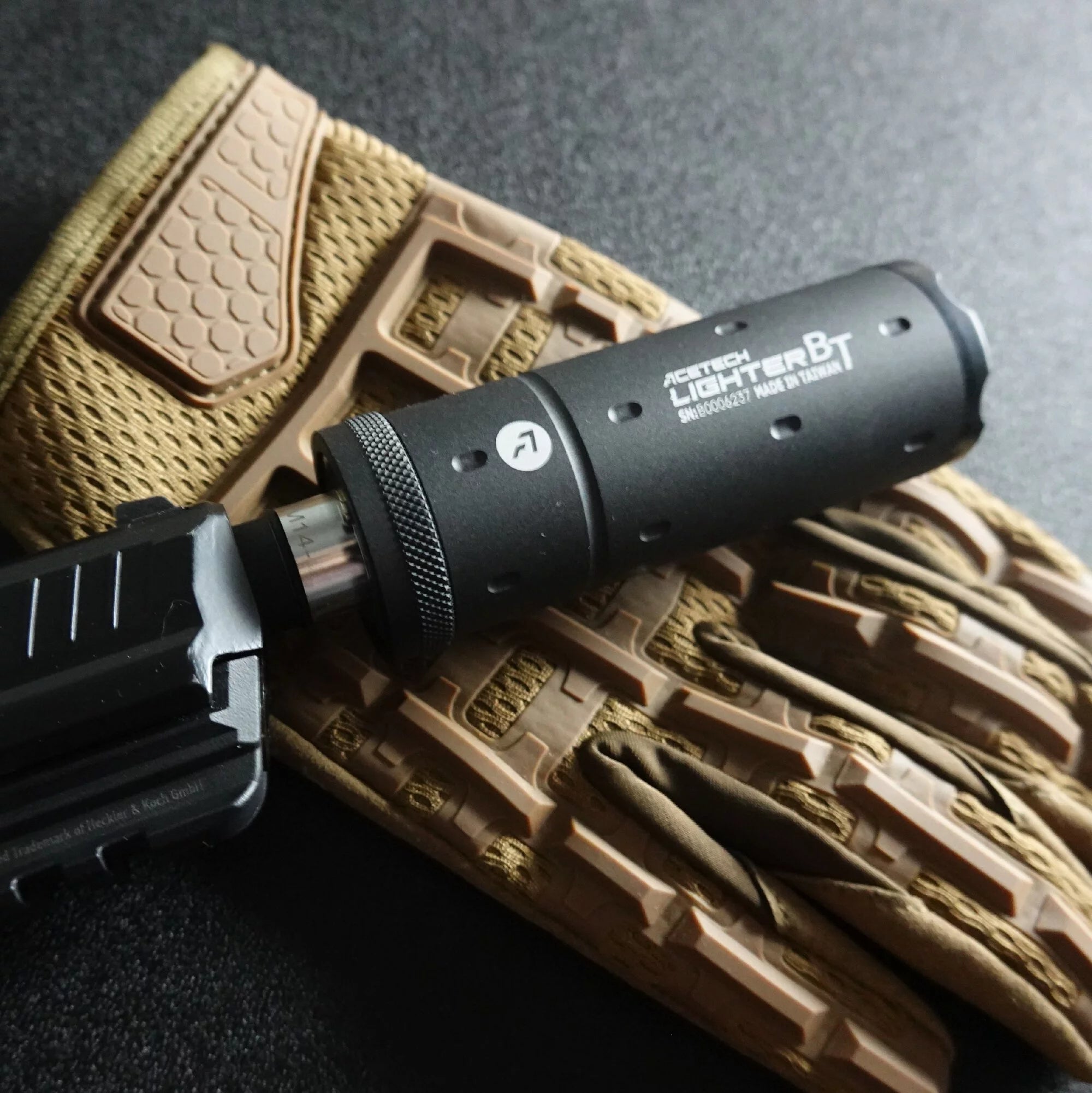 Acetech - Lighter BT Tracer Unit, 14mm CCW & 11mm CW, sort 4