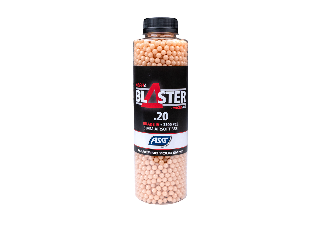 Alpha Blaster - 0,20 gram 3300 stk. Tracer Rød