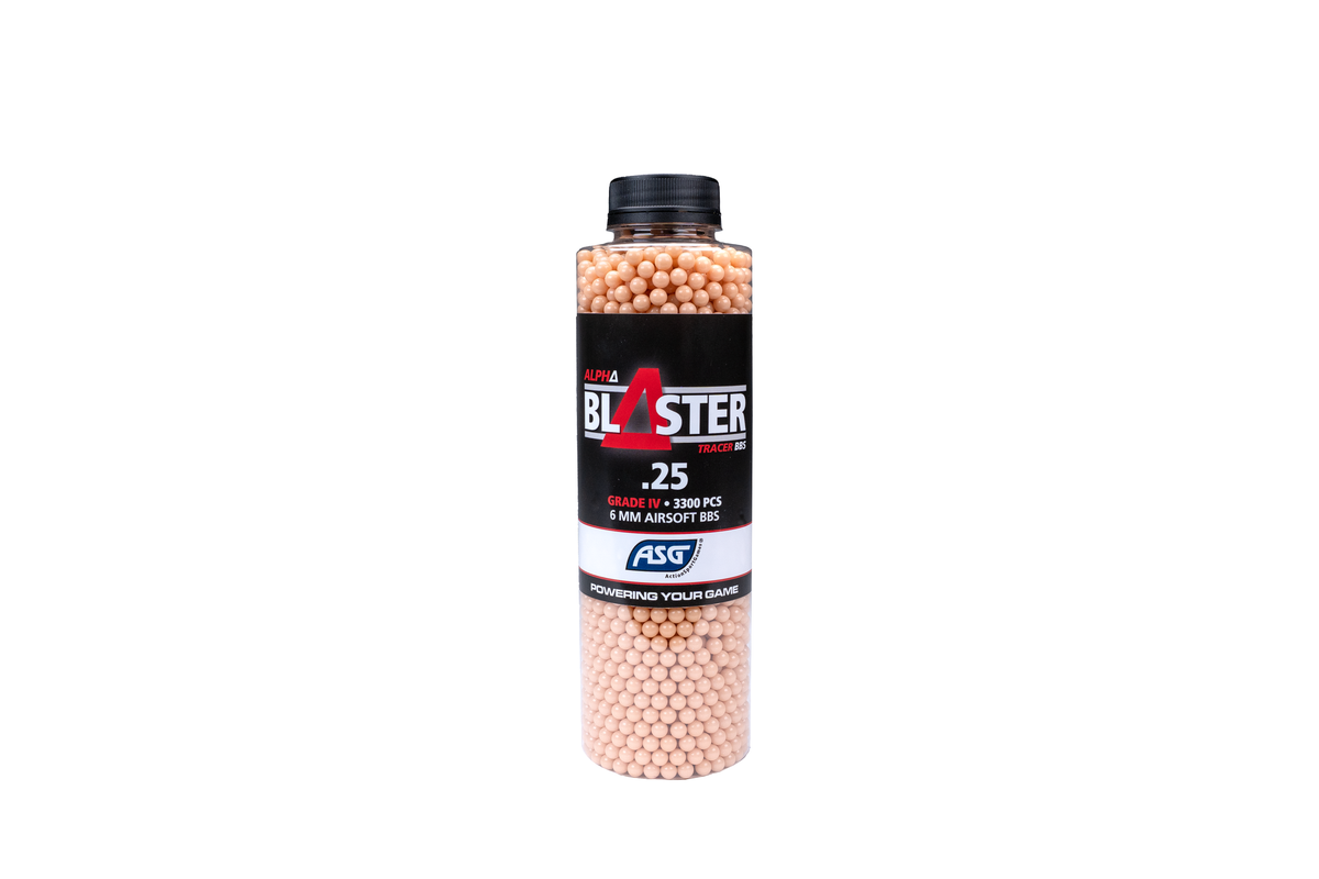 Alpha Blaster - 0,25 gram 3300 stk. Tracer Rød