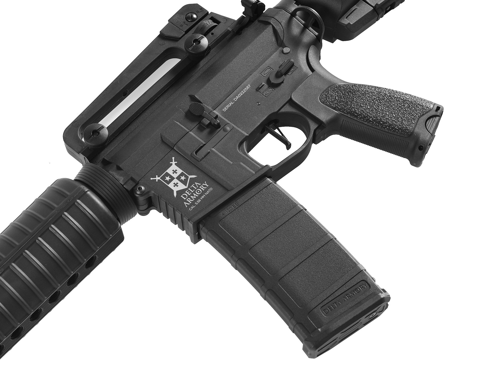 Delta Armory - AR15 Classic Charlie, SportLine, Sort