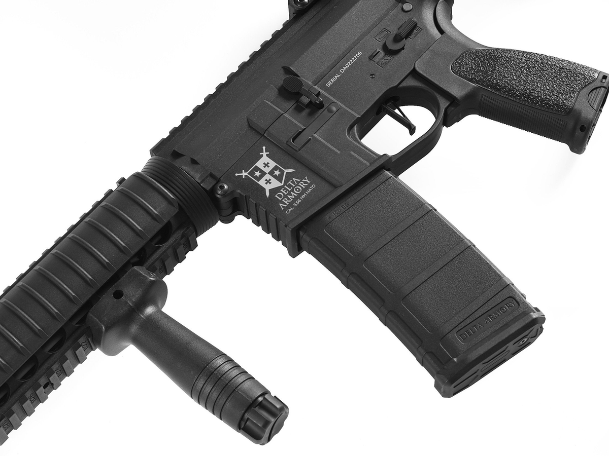 Delta Armory - AR15 CQB-R Charlie, SportLine, Sort