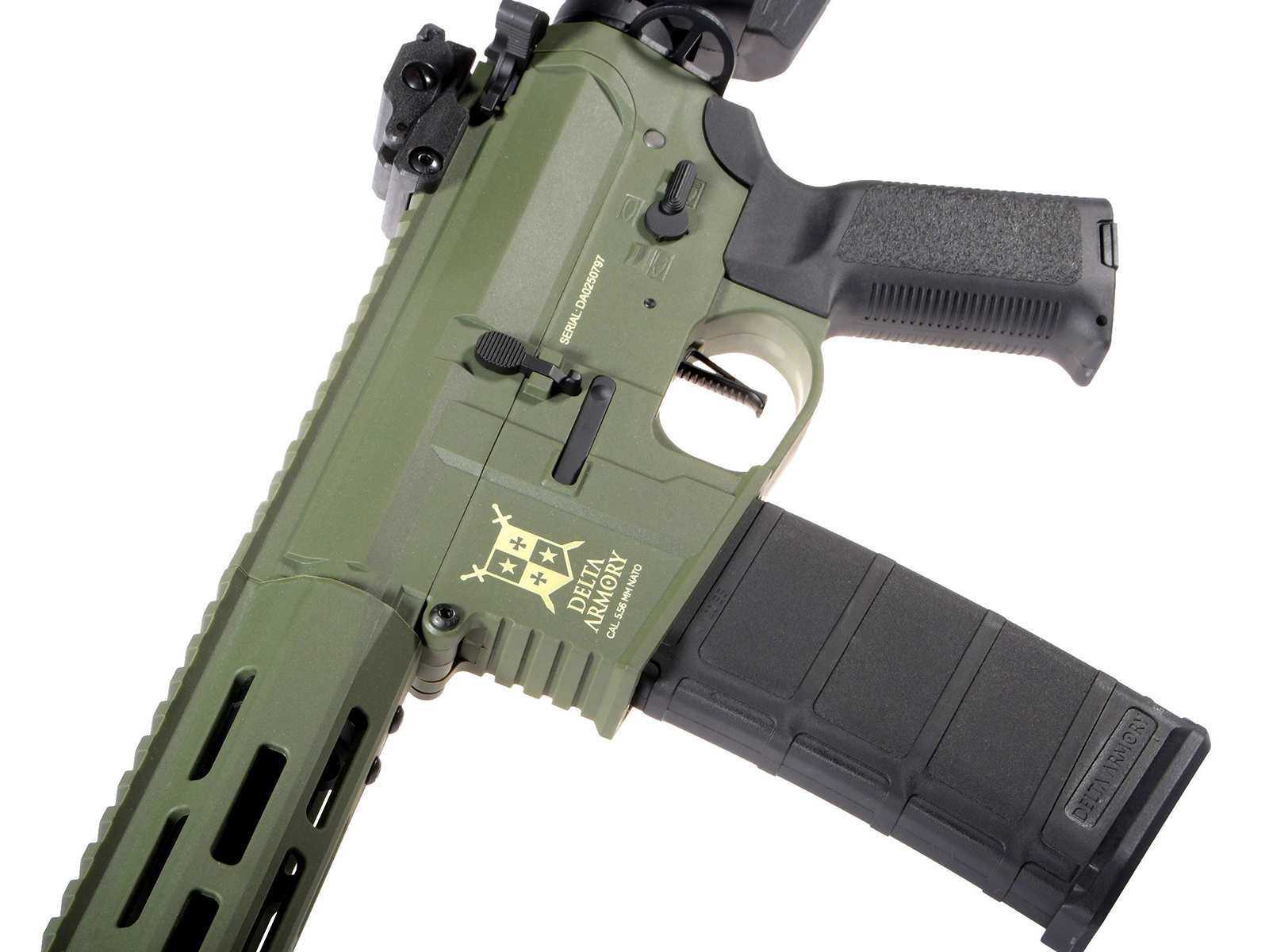 Delta Armory - M4 AR15 M-LOK 8", SportLine, Oliven