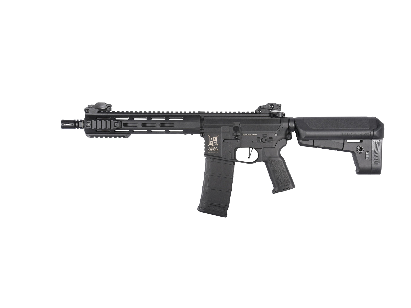 Delta Armory - M4 AR15 M-LOK 10" Charlie, SportLine, Sort