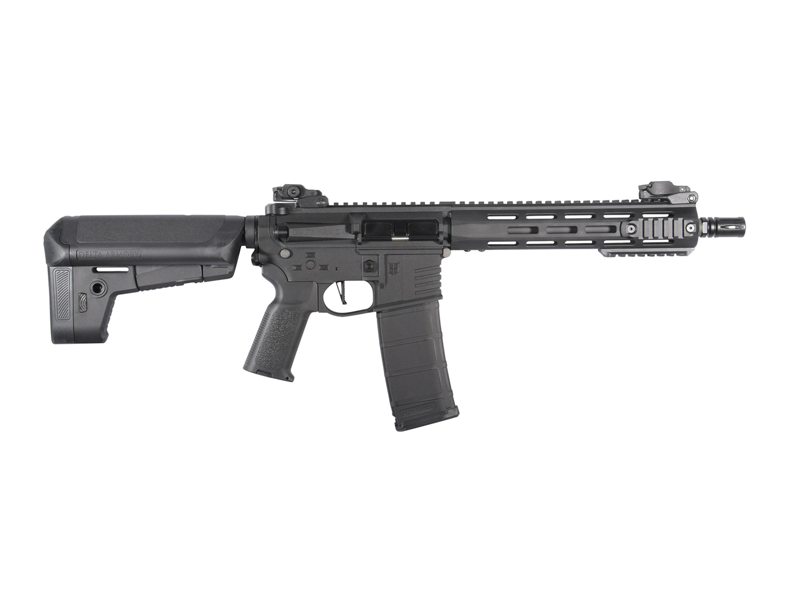 Delta Armory - M4 AR15 M-LOK 10" Charlie, SportLine, Sort
