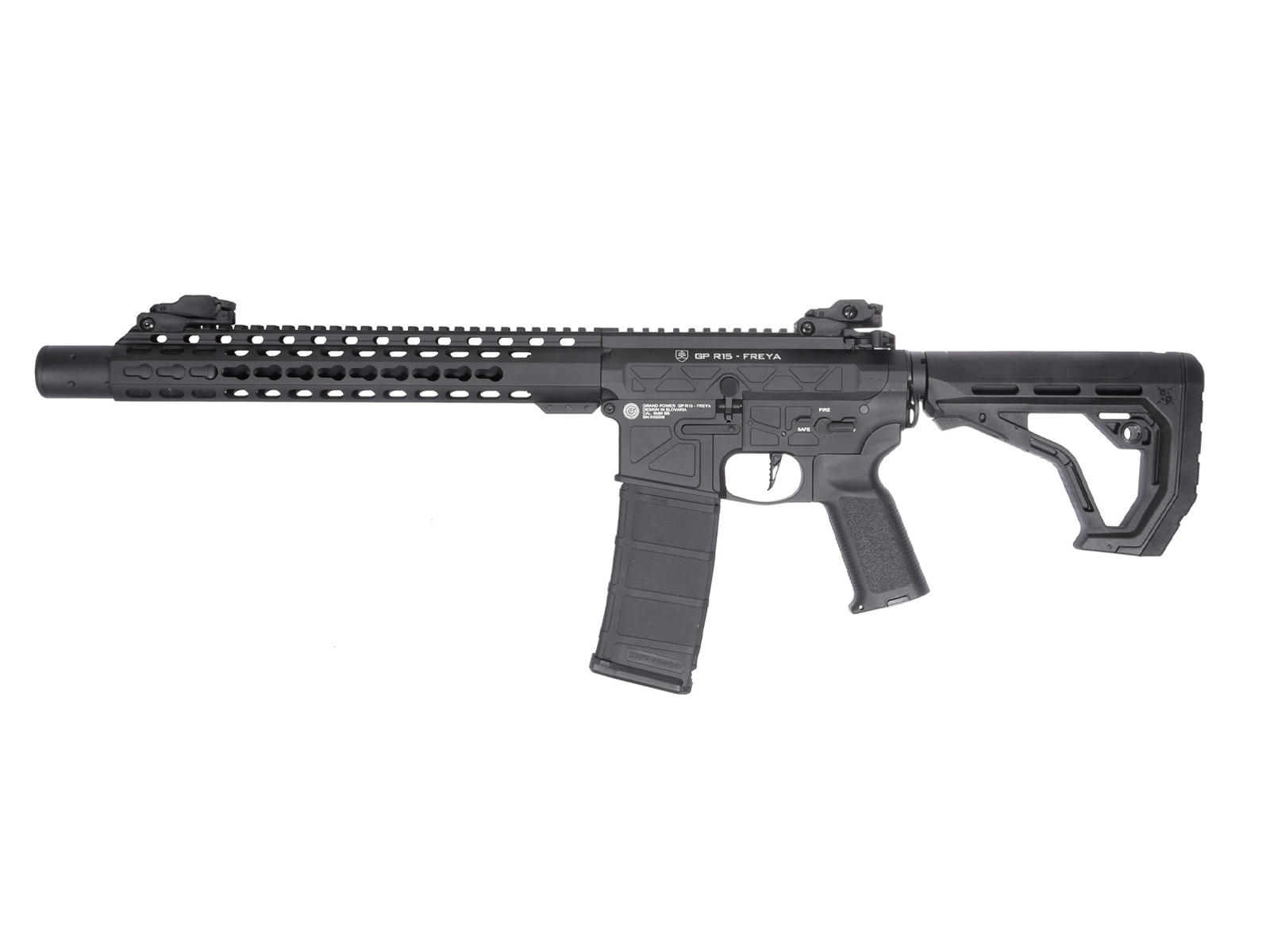 Delta Armory - FREYA R15 SilentOps DMR, ProLine, Sort